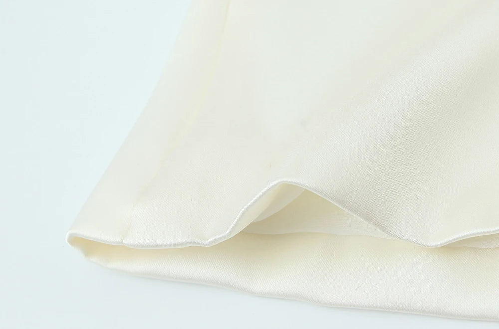 TRZA Women Sexy Fashion With Scarf Strapless Bustier Tops Straight Neck Side Zipper Female Camis Mujer