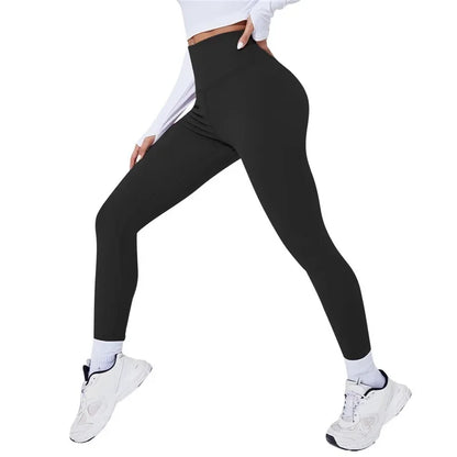 High Waist Yoga Warm Leggins Sports Tights Thermal Woman Running Pants Sexy Butt Lifting Leggings Push Up Panties Gym Fitness Badiee Stylez