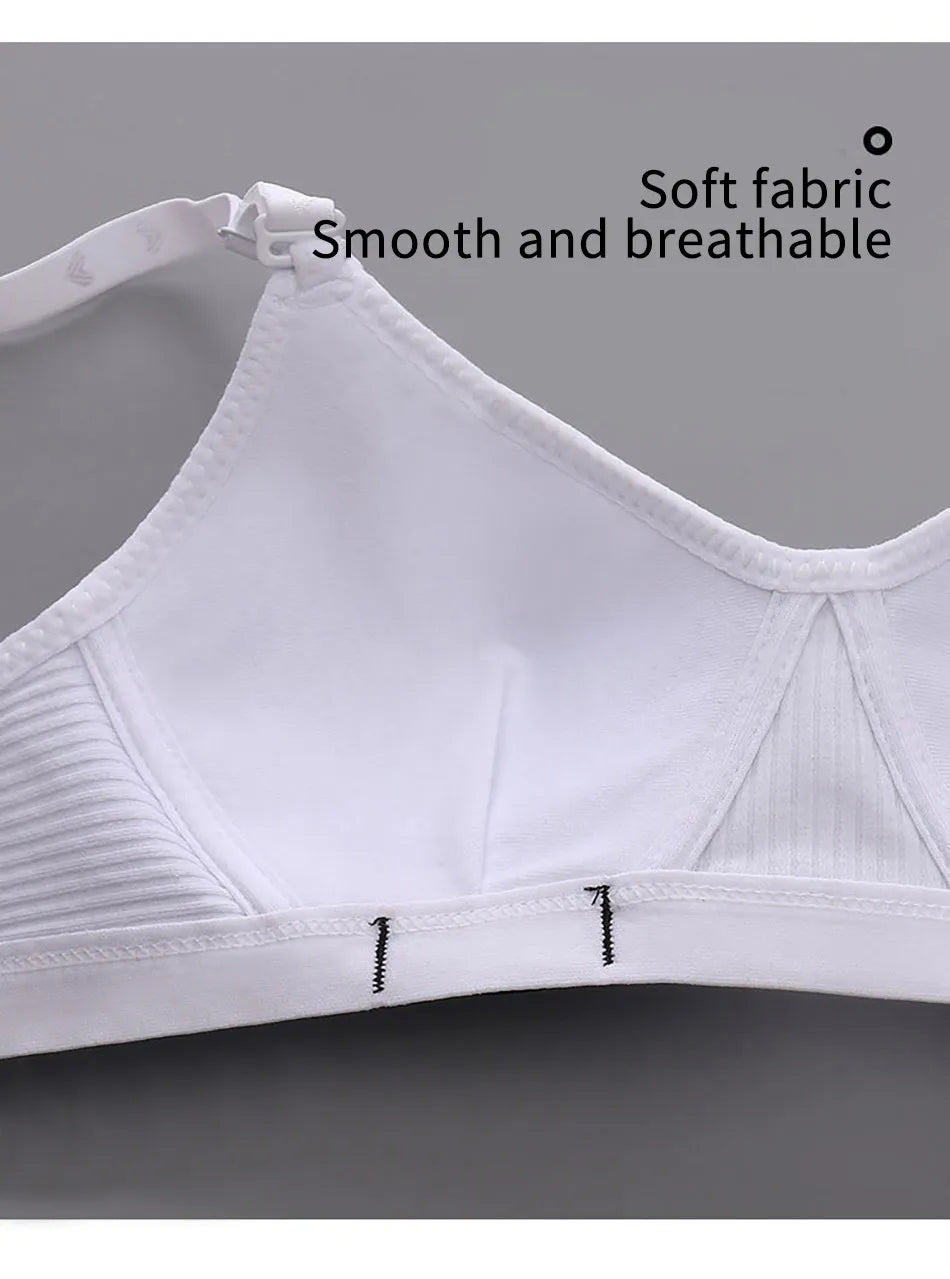 Sport Underwear for Teens Seamless Girl No Underwire Training Bra Soft Skin-Friendly School Girl Small Size Bra Clothing Badiee Stylez