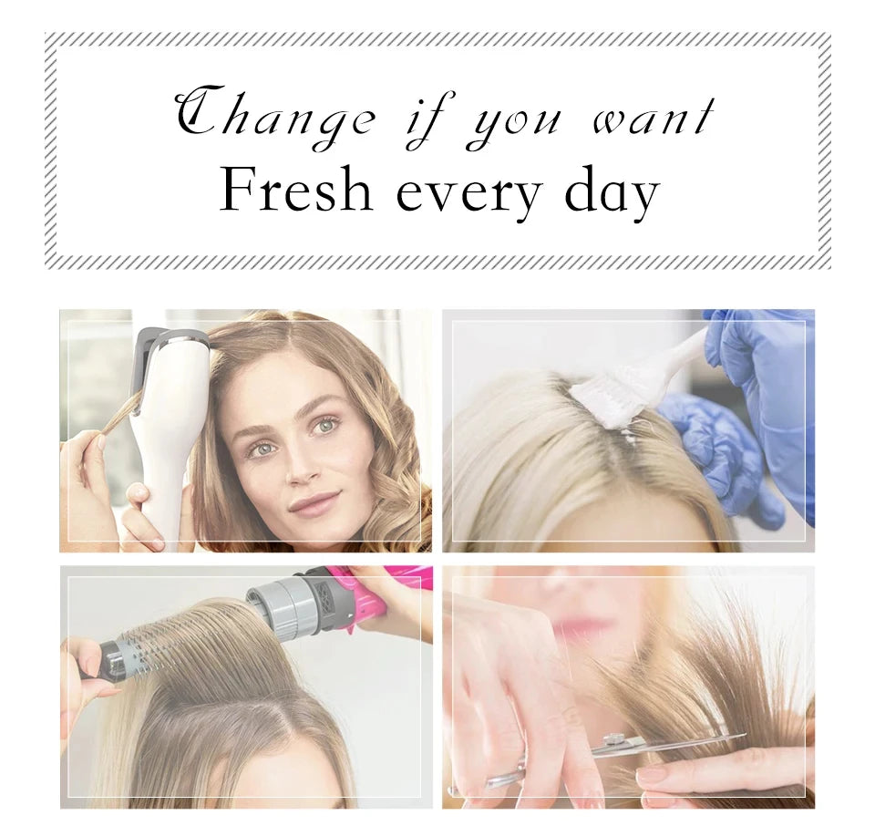 New synthetic wig female short hair refreshing personality high temperature silk holiday party daily complete full head cover