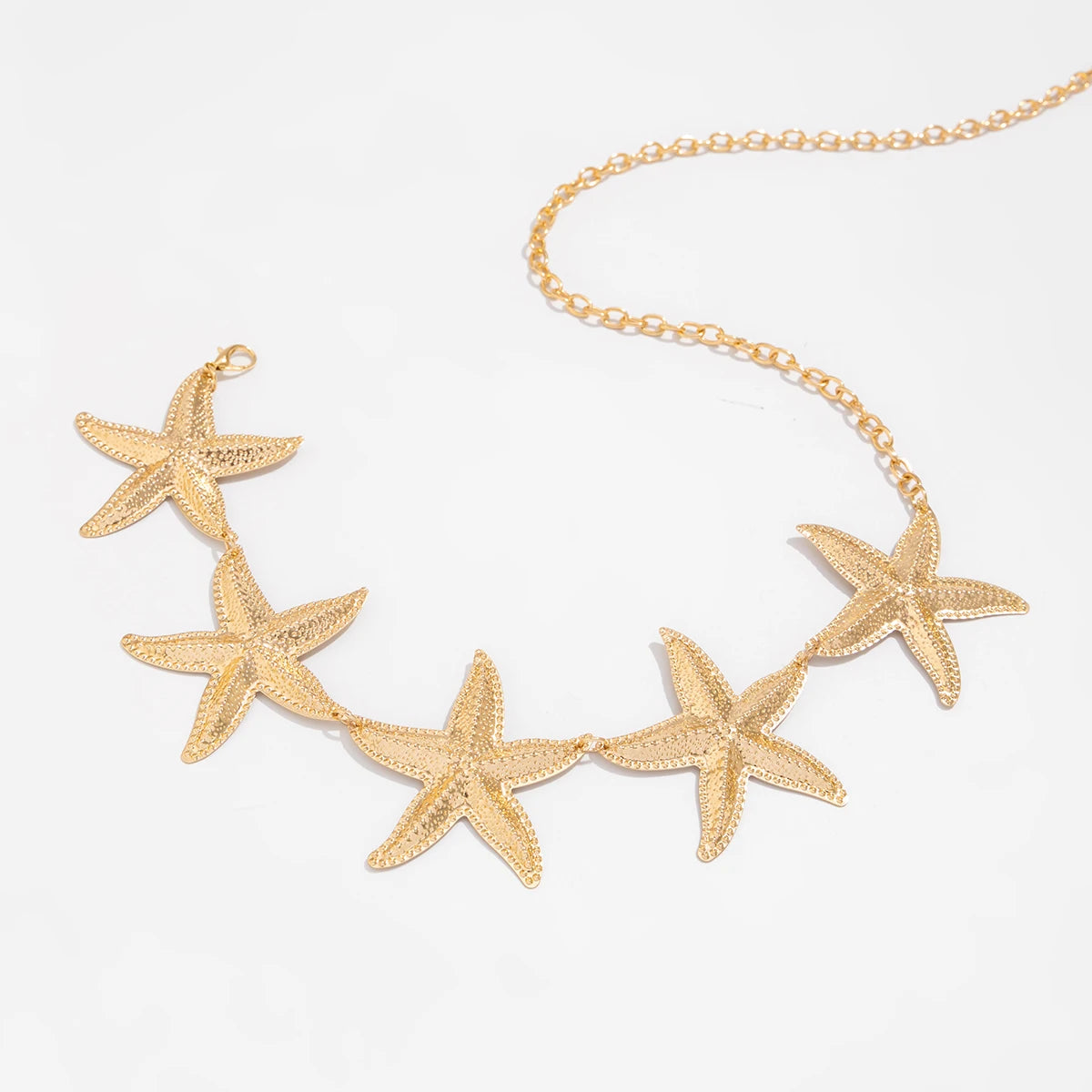 Ingemark Vintage Metal Star Starfish Waist Belly Belt Chain for Women 2025 New Fashion Boho Summer Beach Bikini Body Jewelry New