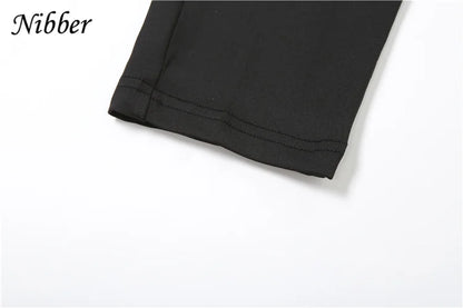 Nibber Sporty Casual 2 Piece Set Women Tracksuit Hooded Zip Crop Tops+Leggings Fitness Soft Stretch Streetwear Activity Suit