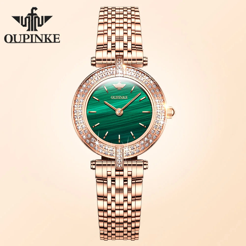 OUPINKE 3191 Luxury Elegant Womens Watches Automatic Mechanical Watch Waterproof Luminous Bracelet Set Gifts Reloj Promotion