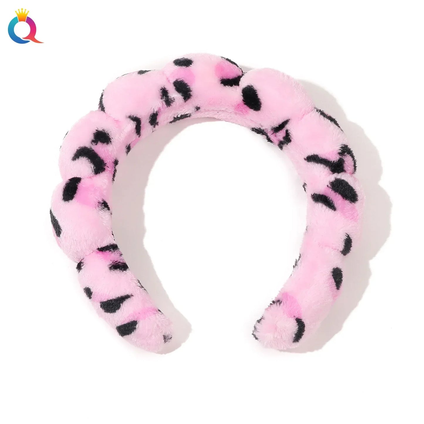 Wash Face Headbands For Women Puffy Sponge Hair Bands Cuff Waterproof Bands Absorbent Wristbands Girls Hair Accessories Set Badiee Stylez