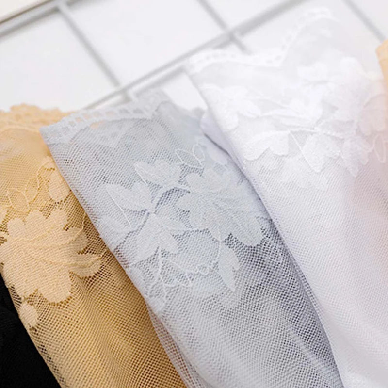 5 Pairs/Lot Socks women's Lace Transparent Lolita Invisible Summer Thin Non-slip Short Ankle Black Low Cut Boat Sock