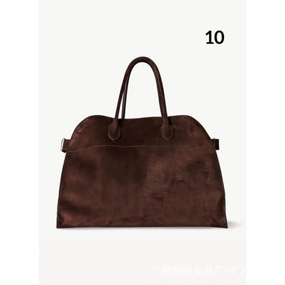 Handbag Tote Tote Commuter Leather Large Capacity Computer Bag White Soft Breathable Handbags Traveling 10 2