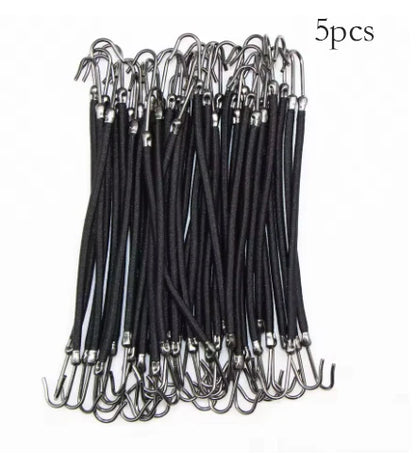 5/10/20 Pieces of Fashionable Double Hook Headband Rubber High Elasticity Design Headband Ponytail Headwear Women's Accessories