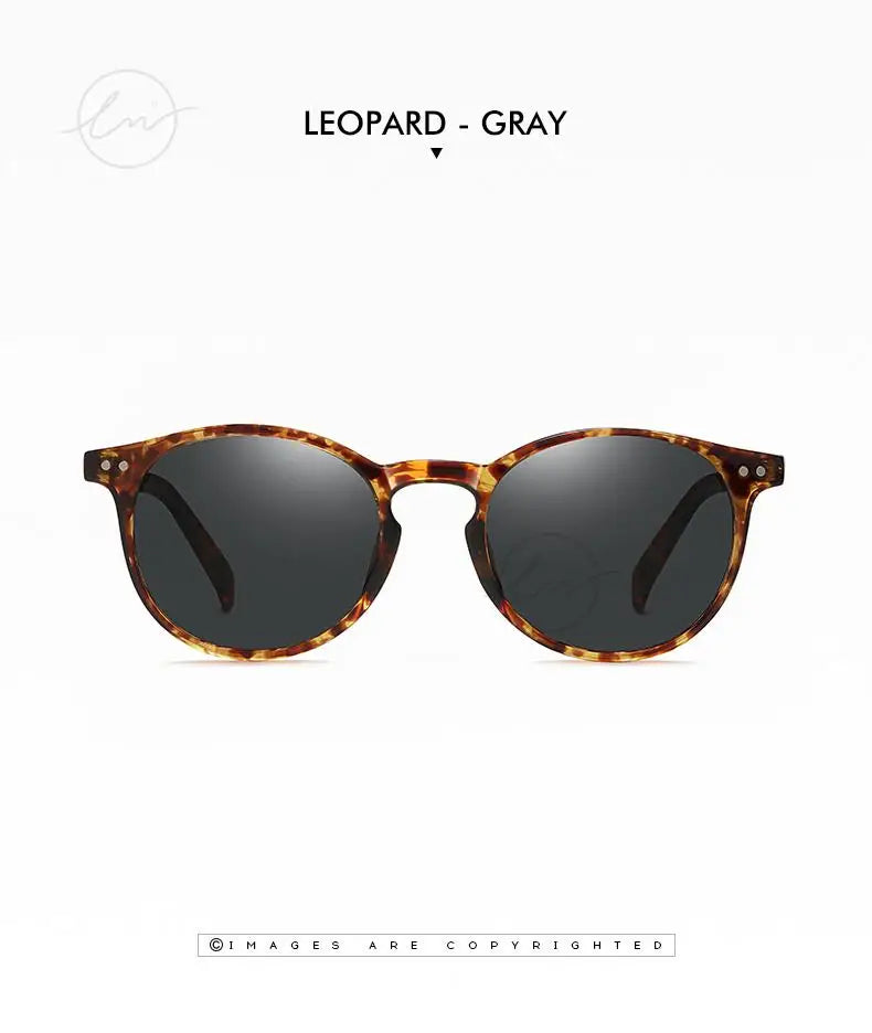 LM Retro Round Sunglasses Women Men Ultralight TR90 Polarized Unisex Driving Shades Vintage Sun Glasses UV400 Gafas De Sol