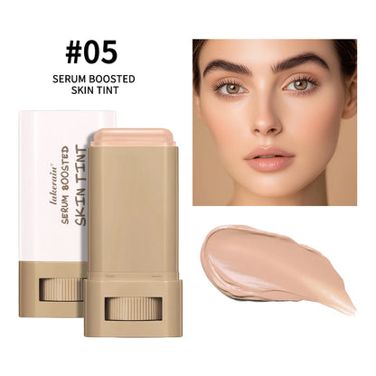 Beauty Balm Serum Boosted Skin Tint Foundation Stick Smooth Plumper Hight Coverage Travel Bronze Foundation Makeup Color 5