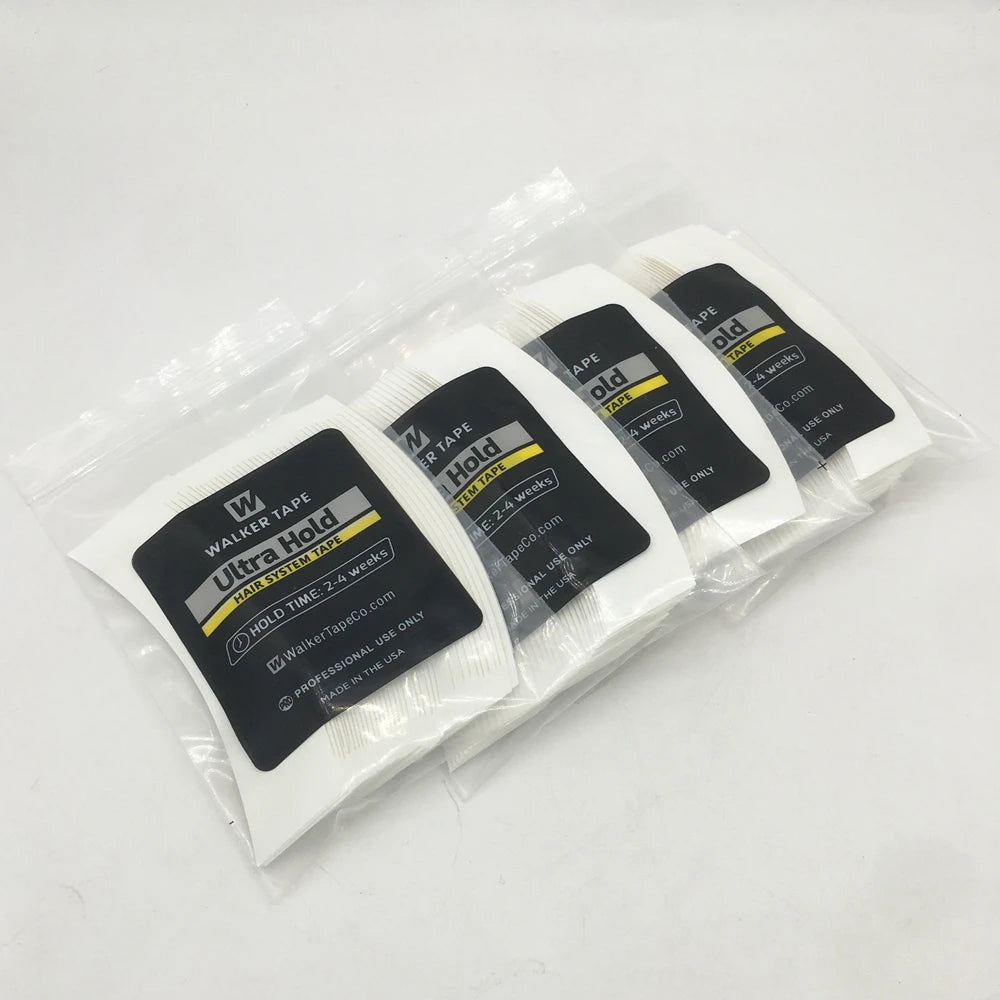 36/72/108 Pieces of White Super Shaped Lace Front Curved Double-sided Wig Adhesive