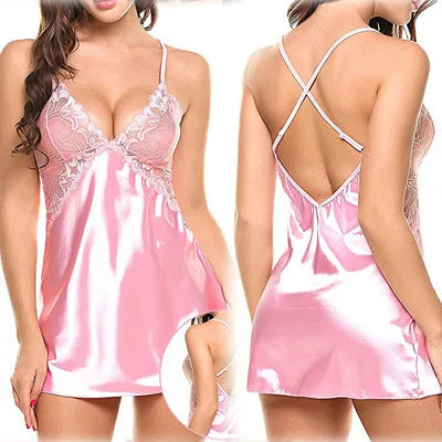 Woman Lace Lingerie Sexy Dress Erotic Lace Lingerie Clothes Transparent Lenceria Sexy Sleepwear for Sex Underwear Costumes