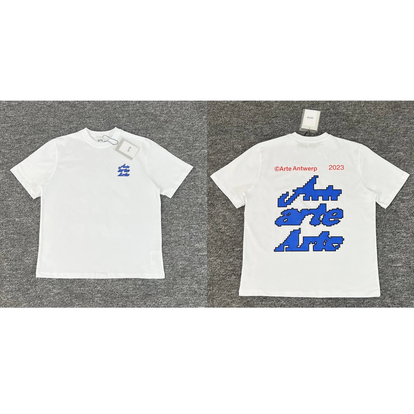 ARTE T-shirts Men Women Couples Streetwear High Quality Print Round Neck Short Sleeve Arte Top Tee One Day Shipped Out 15