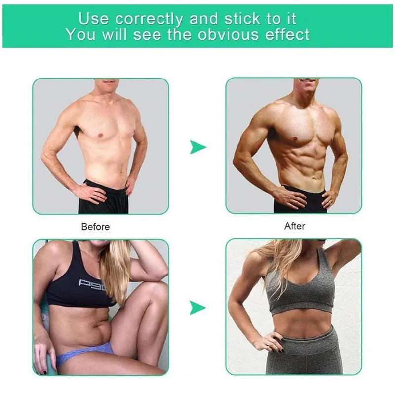 Abdominal Muscle Trainer Electric Press Simulator Massager ABS Smart Arm and Hip Abs Stimulating Belt