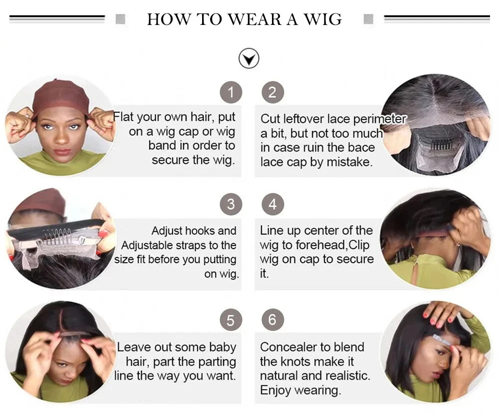 13*4 Dark Brown Synthetic Lace Front Wigs Chocolate Brown Long Straight Lace Front Wig for Women Pre Plucked Natural Hairline