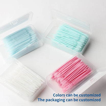 300 Pcs Double-ended Fish Bone Shaped Disposable Plastic Toothpick ,Dental Floss,Interdental Brush
