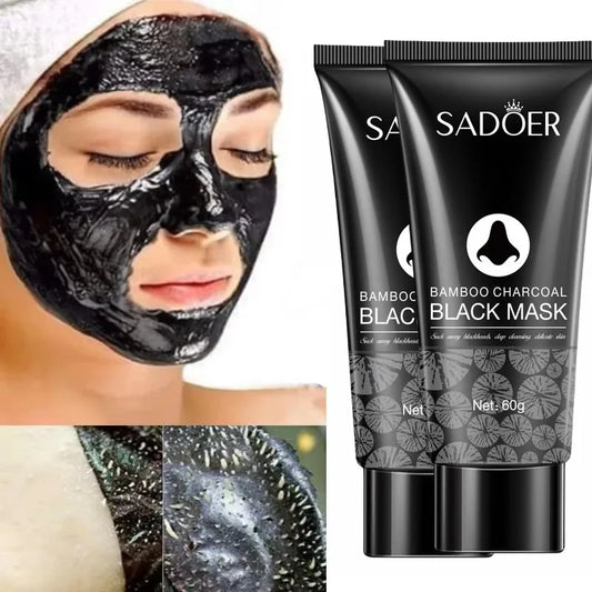 Blackhead Remover Mask Bamboo Charcoal Shrink Pores Acne Black Head Removal Cream Nose Cleansing Black Peel Off Masks Skin Care
