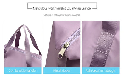 UNIXINU Carry On Travel Duffle Bag Nylon Waterproof Sports Gym Tote Bags for Women Large Capacity Storage Luggage Handbag