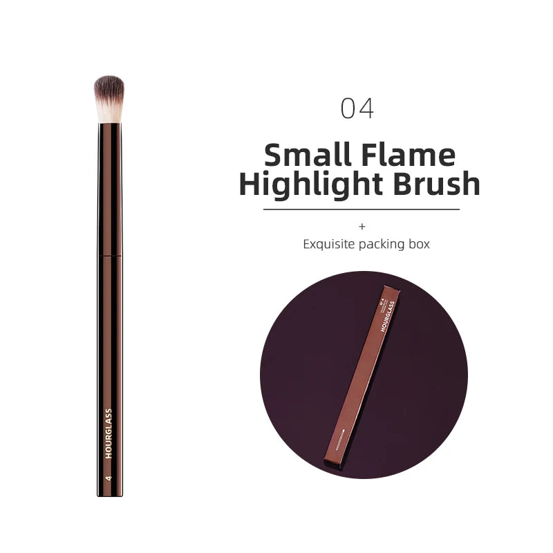 Hourglass Makeup Brushes Powder Foundation Concealer Blusher Bronzer Eye Shadow Eyebrow Eyeliner Sculpting Brush 04