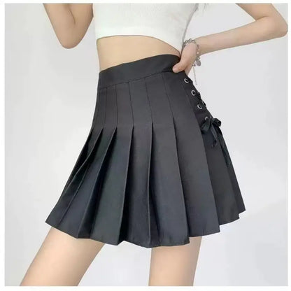 Fashion Clothes Women's College Style Short Skirt Versatile Chic Pleated Skirt High Waist Female Student Small Fresh Mini Skirt Badiee Stylez