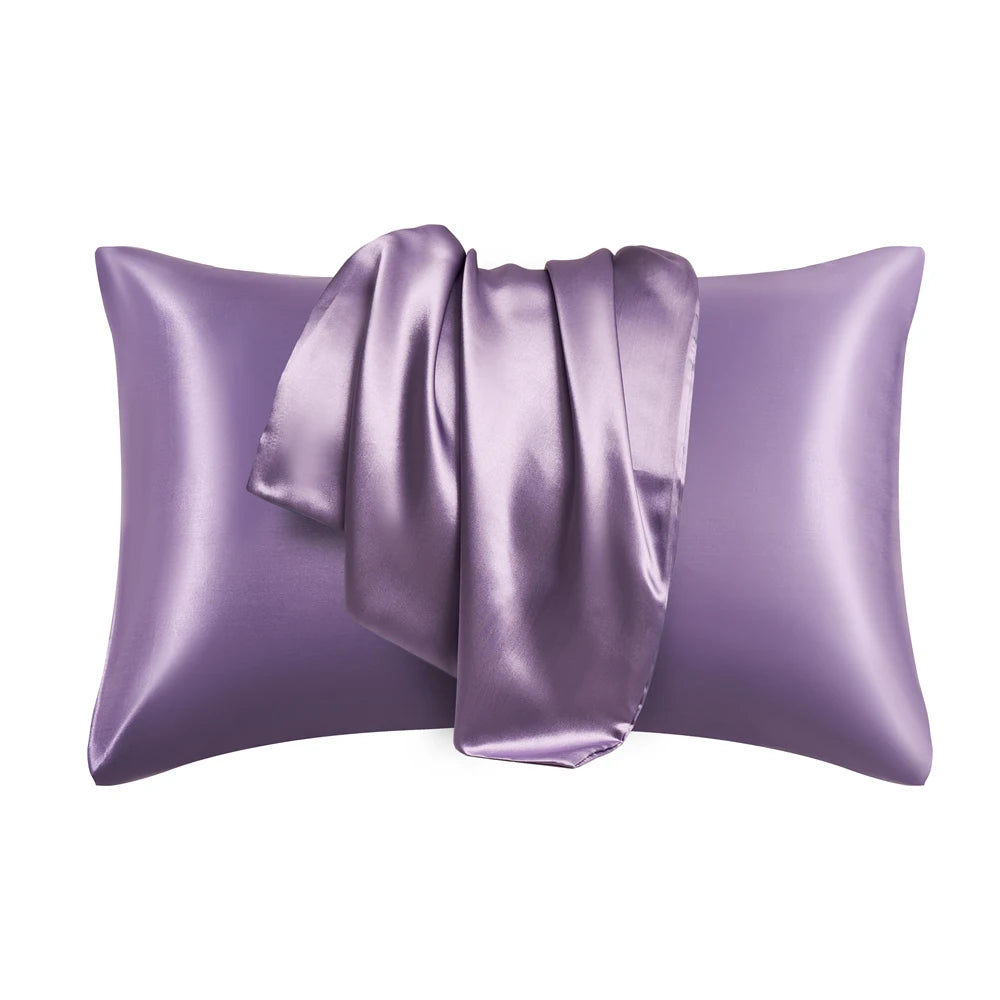 Pillowcase Silk Pillow Cover Silky Satin Hair Beauty Pillow case Comfortable Pillow Case Home Decor wholesale Badiee Stylez