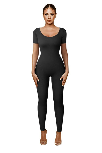 Women's Yoga Jumpsuit Seamless Sports Yoga Bodysuit Fashionable Fitness Sportwear Yoga Romper Badiee Stylez