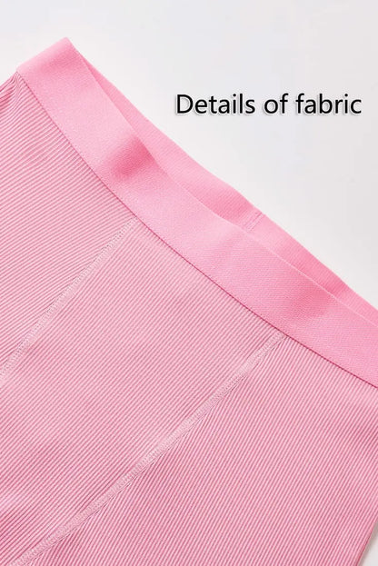 Lounge Wear Ribbed Casual 2 Piece Summer Shorts Set For Women Sleeve Top+Elastic Leggings Outfits