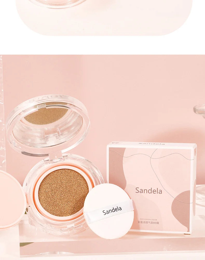 SANDELA Matte Silky Moisturizing Foundation Long Lasting Air Cushion Bb & Cc Cream Cushion