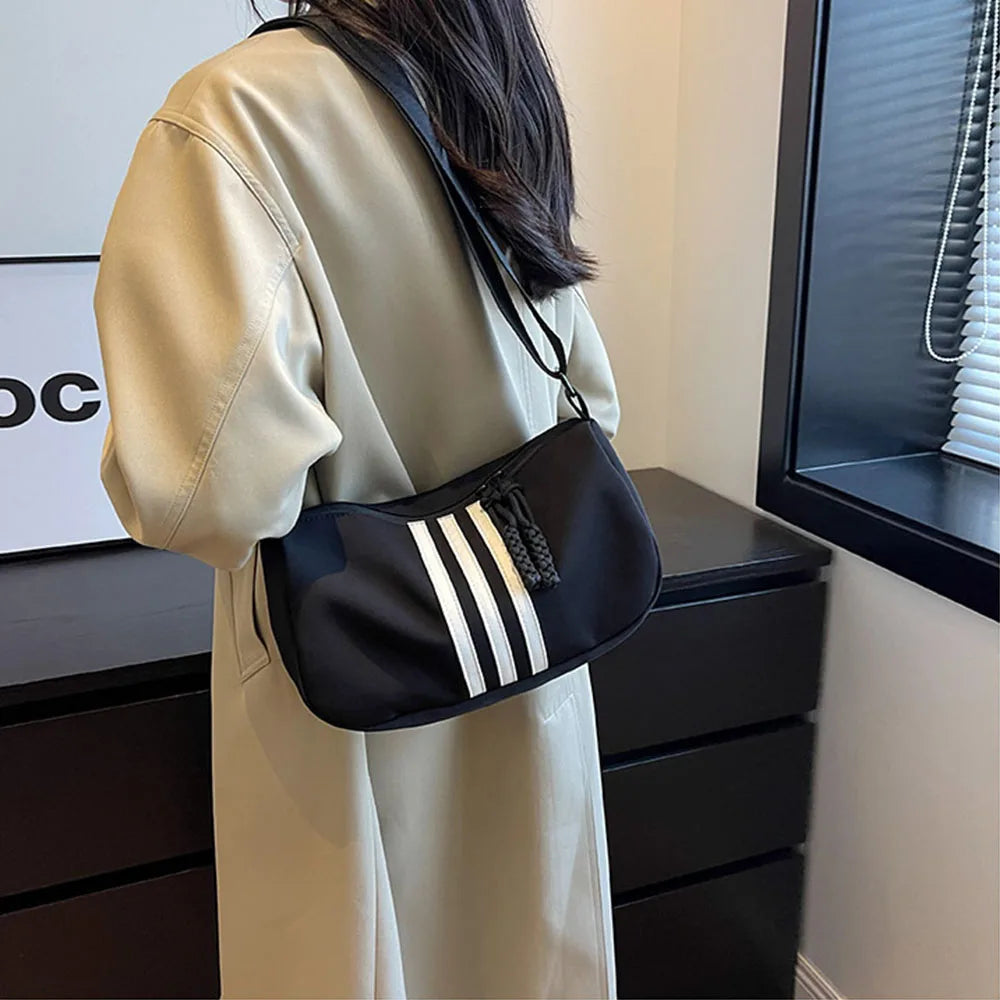 Fashion Crossbody Bag for Women Purse Oxford Tote Bag Fashion Chain Aesthetic Handbags Travel Bags