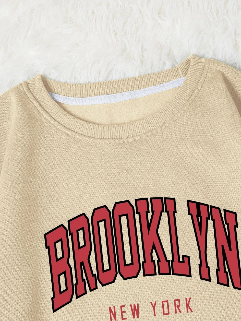 Brooklyn New Work Printed Hoodies Women Cotton Colorful Clothes Basic Trend Hooded Tops Be Durable Harajuku Hoodie Womens