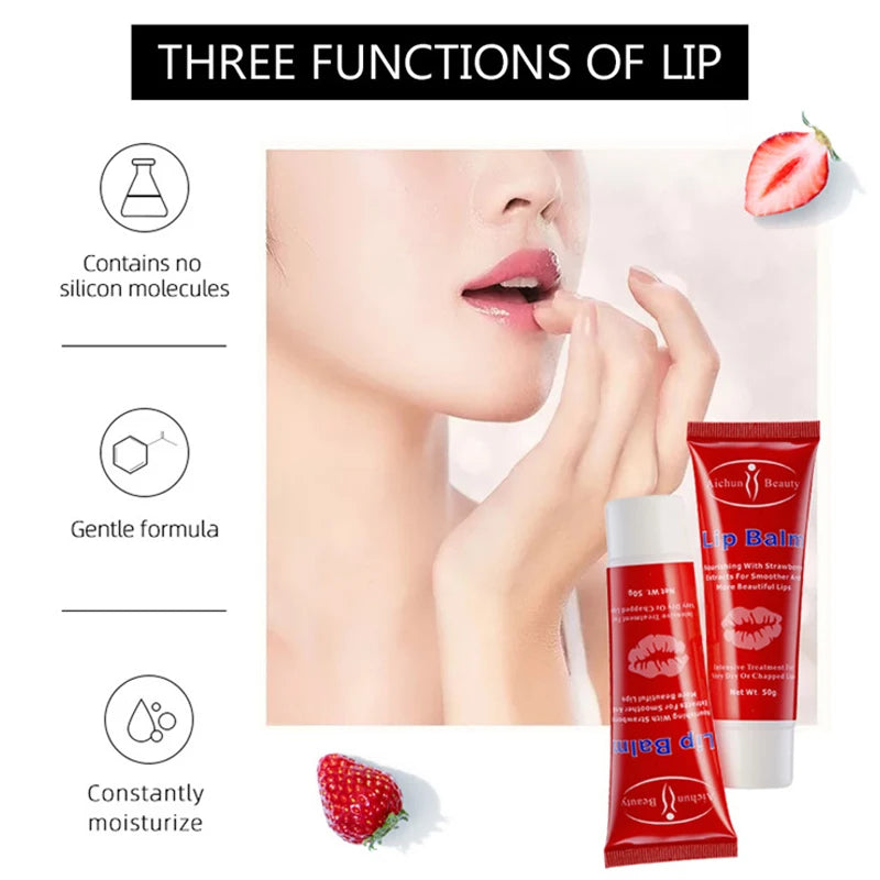 Lip Balm Long-Lasting Moisturizing Nutritious lip Smooth Tender Anti Dry Cracking Repair Lip Fruit essence Lip care Products