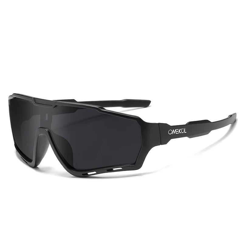 OMEKOL New UV400 Sunglasses Men Women Softball Fishing Cycling Hiking Running Eyewear Outdoor Goggles Baseball Sport Sun Glasses MA1