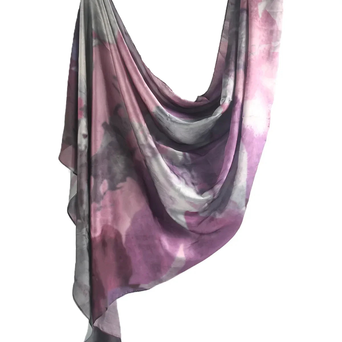 180×85cm Water Print Shawl Hijab Scarves Muslim Ethnic Woman Chiffon Silk Bandanas Printed Hijabs 2025 18 >8Y