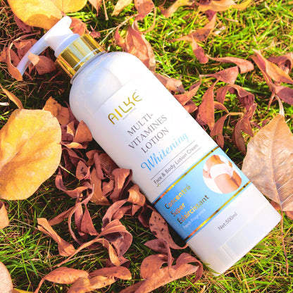 AILKE Natural Multi-Vitamin Lightening Skin Care Kit, Moisturize, Even Toning, Remove Dark and White Spots, Clean & Smooth Skin
