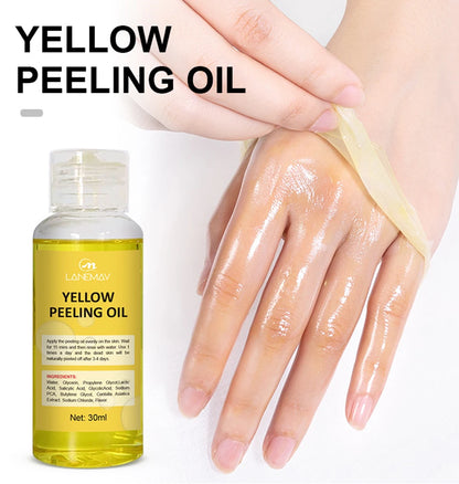 Strong Yellow Peeling Oil Bleach Dark Skin Whiten Lotion Lighten Body Elbow Knee Hand Exfoliate Dead Skin Nourish Even Skin Tone