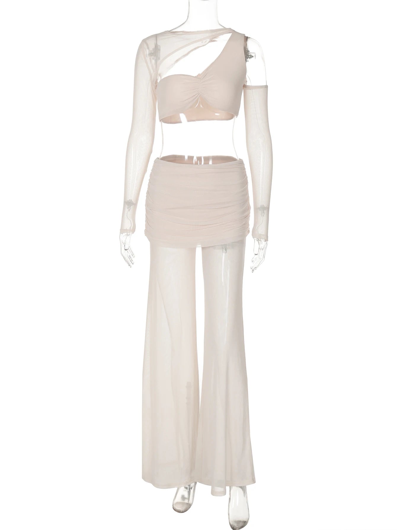 Hawthaw Women 2025 Spring Autumn Long Sleeve Crop Tops Long Pants Party Club Two Piece Sets Outfits Wholesale Items For Business