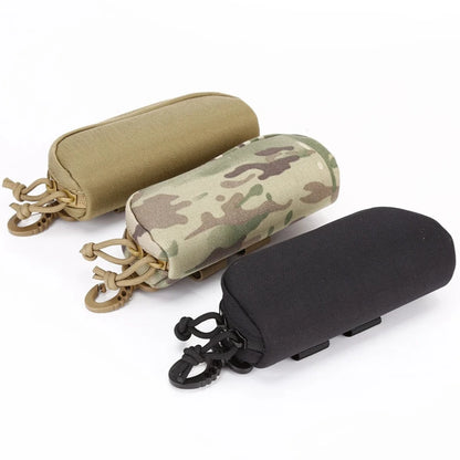 Outdoor Hunting Sunglasses Case Molle Durable Goggles Tactical Bag Sunglasses Storage Case Nylon Hard Glasses