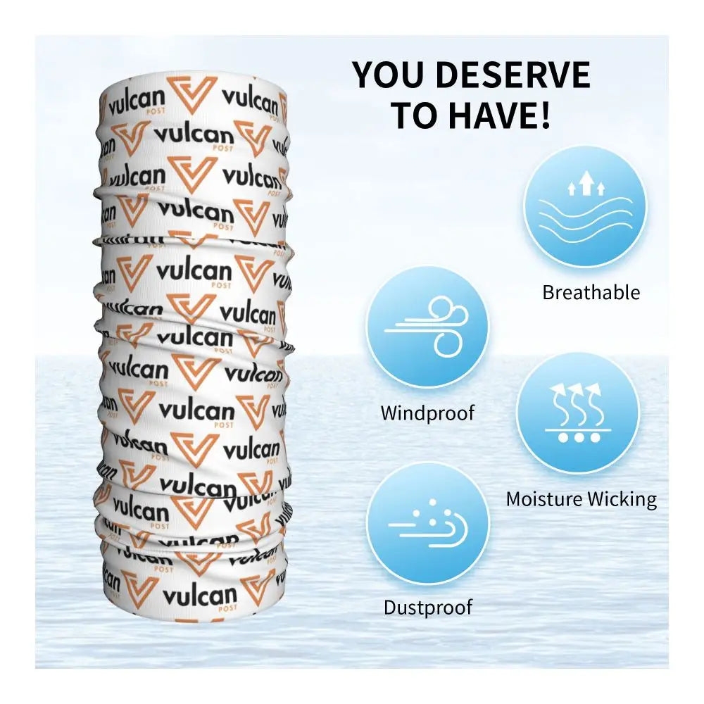 Vulcan Motorcycle Modren Bandana Neck Cover Printed Wrap Scarf Multi-use Headwear Outdoor Sports Unisex Adult Washable