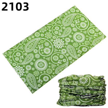 2101Unisex Climbing Hiking Scarf Sport Headwear Bandanas Motorcycle Turban Hand Band Magic Scarves Outdoor Cycling Headband Mask 2103