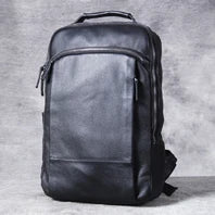 Vintage Crazy Horse Genuine Leather Backpack Men Leather Bagpack Climbing Rucksack male Large Hiking Backpack M814