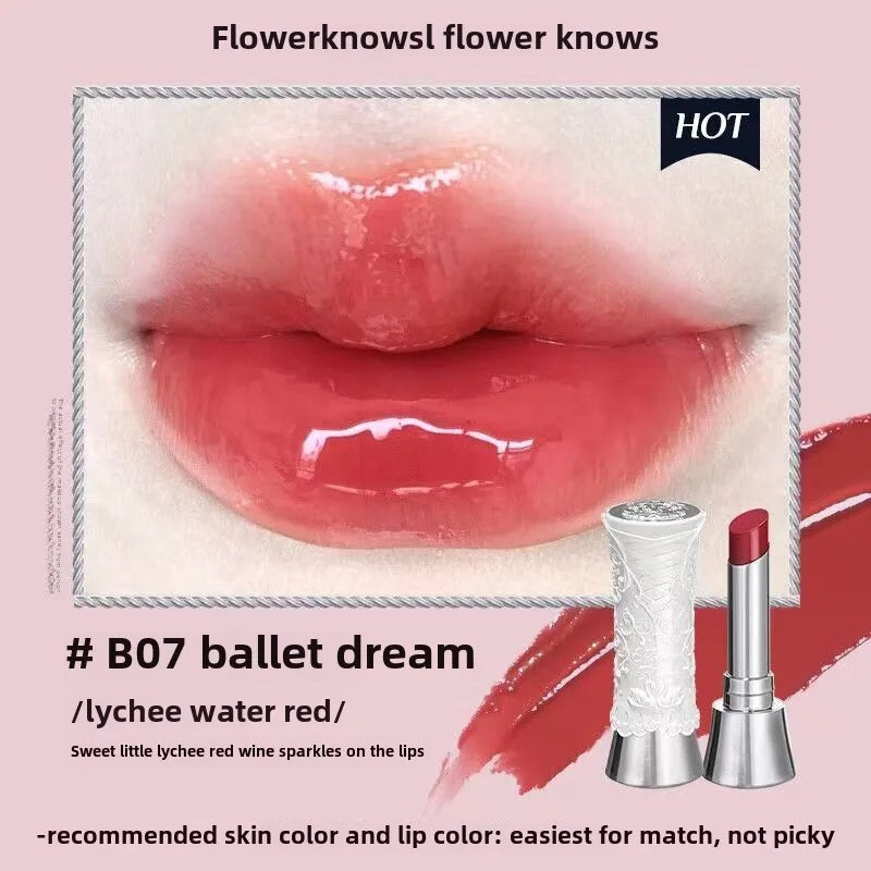 Flower Knows Makeup Sets Swan Ballet Series Gift Box Lipstick Blush Eyeshadow Palette Handheld Mirror Makeup Gift Box