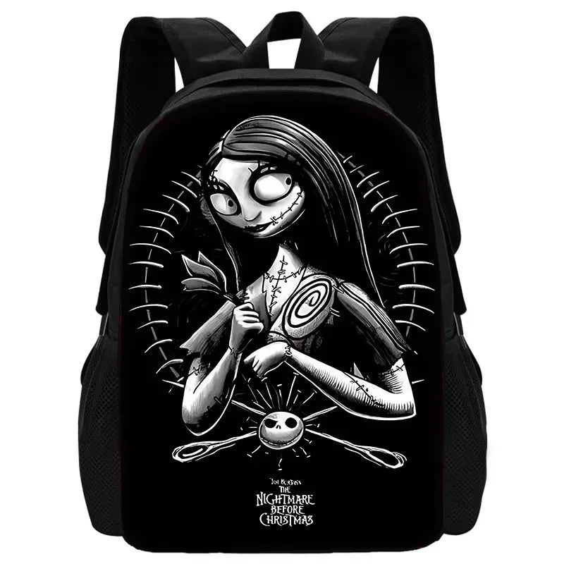 The Nightmare Before Christmas Child School Backpack with Lunch Bags ,Pencil Bags ,School Bags for Boys Girls Best Gift XHOO1-SB-079-A2