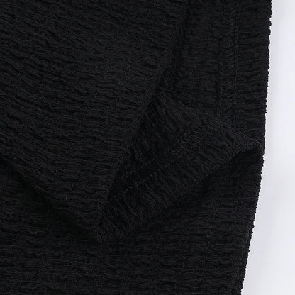 Goth Dark Punk Grunge Fishnet Patchwork Off Shoulder T-shirts Trim Corn Strap Halter Tops Autumn Mall Gothic Streetwear T-shirt