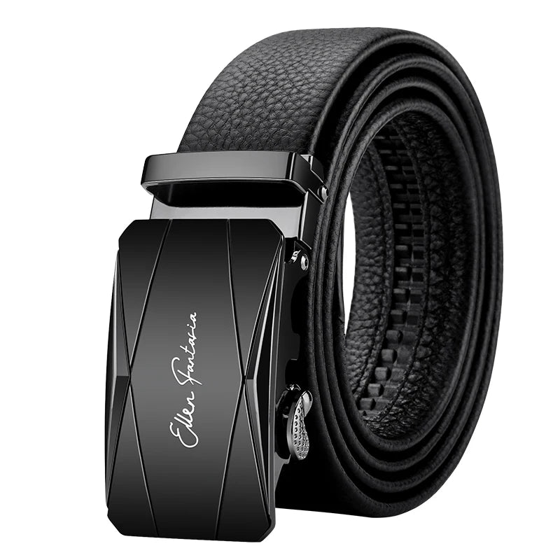 OYIFAN Men Belt Genuine Leather belt for men Alloy buckle ratchet belts Men Designer Belt Automatic belts 벨트 Badiee Stylez