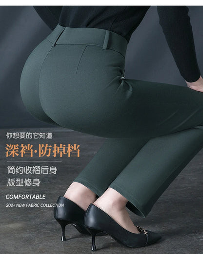 Leggings Women's Autumn and Winter Style High Waist Large Size Tight-fitting High-Elastic Foot Pants Casual Slim Trousers M-6XL