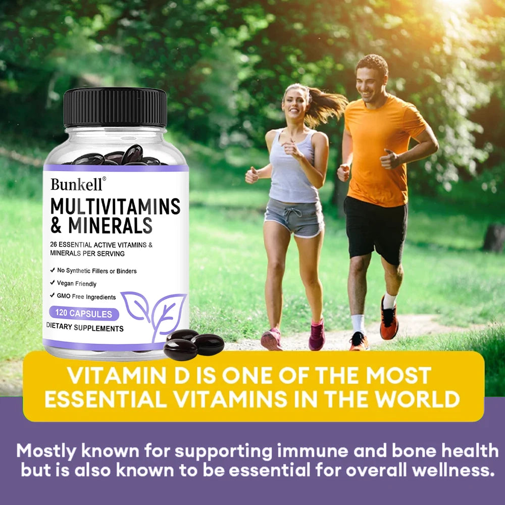 Multivitamin Capsules with Minerals,Repairs Skin,Promotes Liver Health,Improves Anemia and Vitamin Deficiencies,Boosts Energy