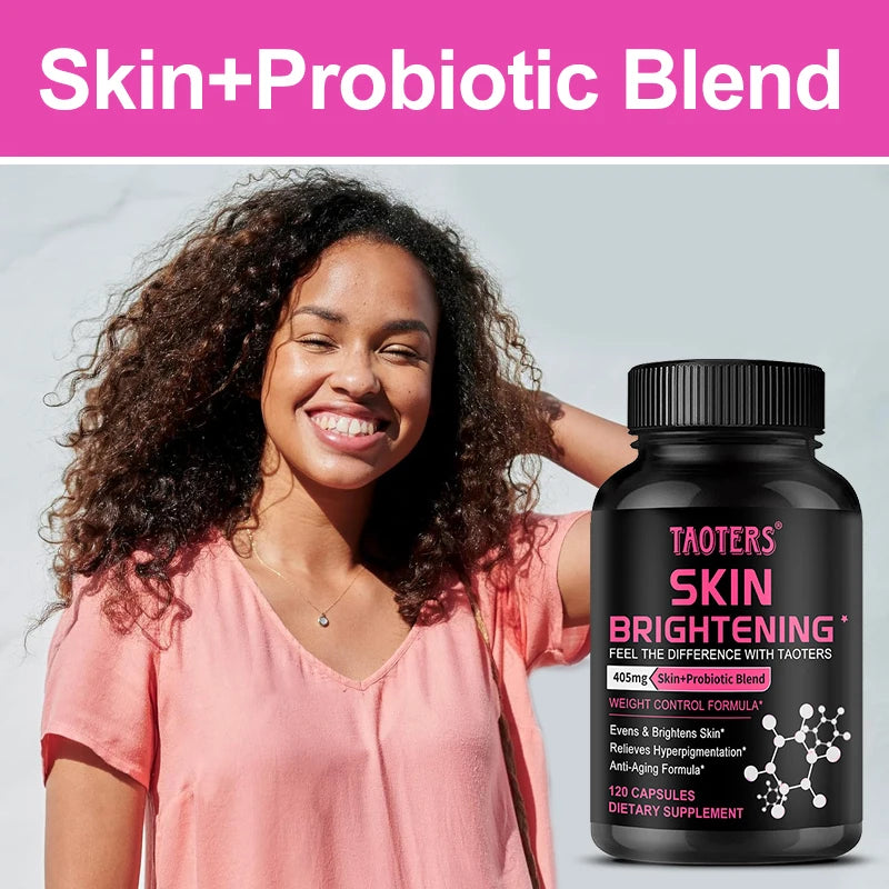 Glutathione Capsules - Contains Probiotics and Vitamin A for Skin Care, Anti-Aging, Antioxidant, Immune System Enhancement