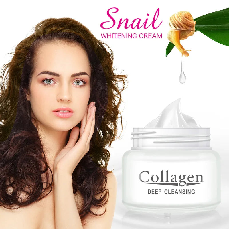 Snail Collagen Face Cream Moisturizing Face skincare Creams Firming Brightening Hydrating Facial Cream Skin Care Products