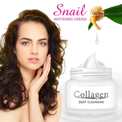 Snail Collagen Face Cream Moisturizing Face skincare Creams Firming Brightening Hydrating Facial Cream Skin Care Products