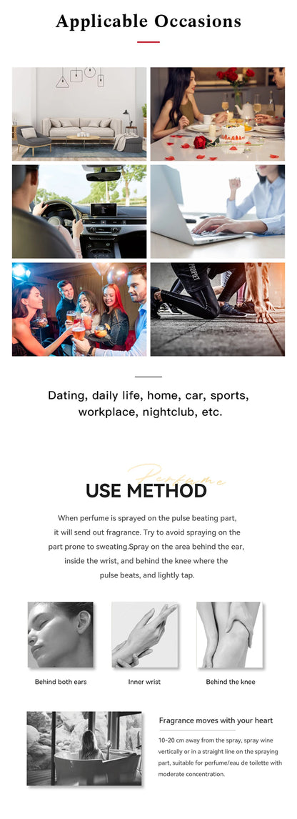 10ML/50ML Cupids Original Hypnosis Pheromone Perfume Infused Cologne For Men Pheromone Perfume For Men Fragrance Attract Women - Badiee Stylez