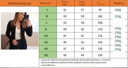 Cardigan Solid Color Long Sleeved Women's Elegant Suit Jacket Daily Office Fashion Street Autumn Slim Fit Top